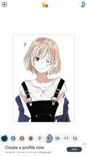 Anime - Paint by Numbers скриншот 1