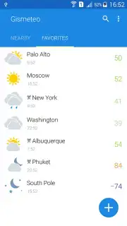 Gismeteo скриншот 1
