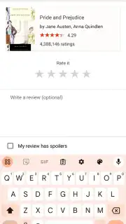 Goodreads скриншот 13