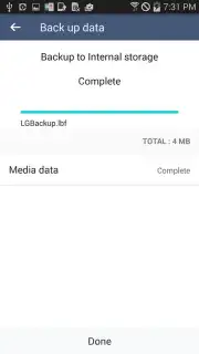 LG Backup (Sender) скриншот 5