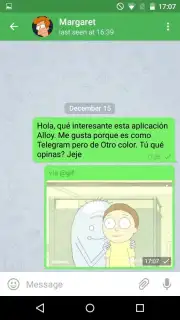 Alloy -free messaging app скриншот 2