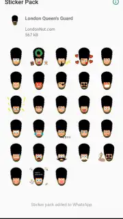 London Guard Stickers скриншот 1