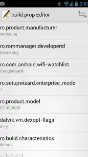 build.prop Editor скриншот 2