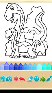 Dino Coloring Game скриншот 3