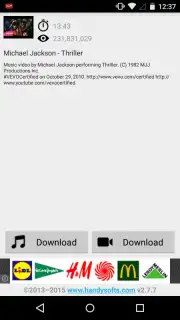 YouTube MP3 and MP4 Downloader скриншот 1