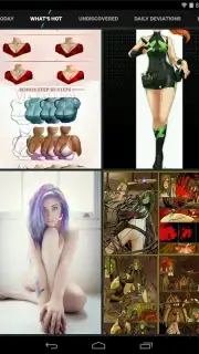 DeviantArt скриншот 6