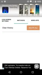 Keypad Lock Screen WatchDog скриншот 2