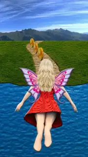 Flying Girl Runner. скриншот 1