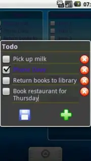 To-Do List Widget скриншот 1