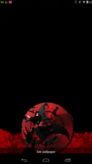 Itachi Live Wallpaper скриншот 3