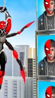 Black Spider Rope Superhero скриншот 8