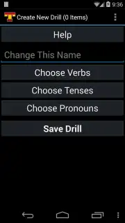Spanish Verb Trainer скриншот 1