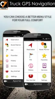 Aponia Truck Navigation скриншот 5