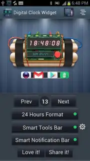 Digital Clock Widget скриншот 4