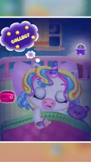 Newborn unicorn care game скриншот 2
