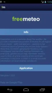 Freemeteo скриншот 1