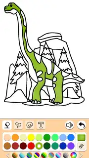 Dino Coloring Game скриншот 6