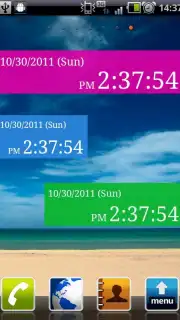 Seconds Clock Widget скриншот 3
