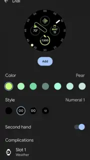 Google Pixel Watch скриншот 3