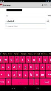 Pink Keyboard скриншот 14