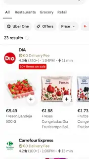 Uber Eats скриншот 20