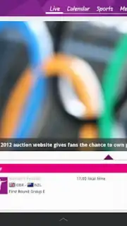 Aplic. resultados Londres 2012 скриншот 1