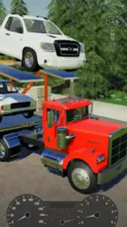 Truck Car Transport Trailer Games скриншот 1