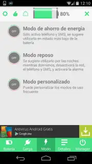 Ahorro de batería HD скриншот 2