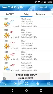 ForecaWeather скриншот 1