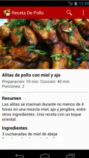 Receta De Pollo скриншот 4