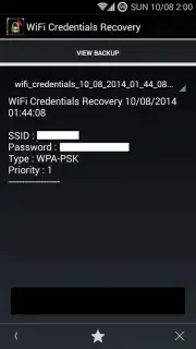 WiFi Credentials Recovery★ROOT скриншот 2