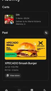 Uber Eats скриншот 14
