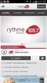 Cogeco Radio скриншот 1
