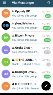 Via Messenger - Unofficial Telegram App скриншот 9