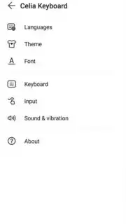 Celia Keyboard скриншот 2