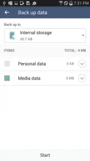 LG Backup (Sender) скриншот 4