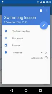 Touch Calendar Free скриншот 7