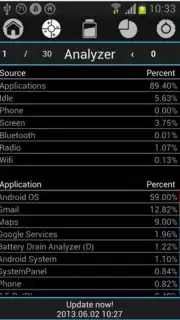 Battery Drain Analyzer скриншот 1