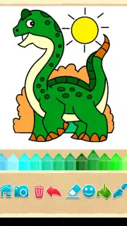 Dino Coloring Game скриншот 2