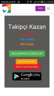 Takipci 750 скриншот 1