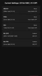 Pixels: Resolution+DPI Changer скриншот 3