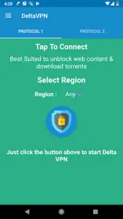 Delta VPN скриншот 4