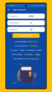 Age Calculator скриншот 3