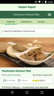 Sanjeev Kapoor’s Recipes скриншот 3
