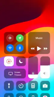 Control Center iOS 17 скриншот 5