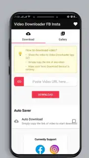 Video Downloader FB Insta скриншот 1