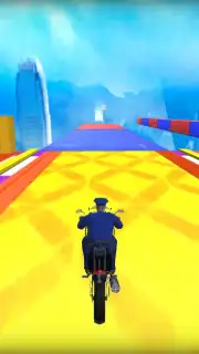 Police Bike Stunts Games скриншот 14