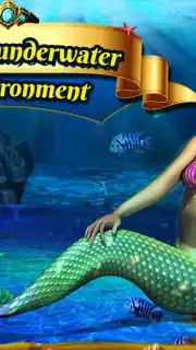 Cute Mermaid Simulator 3D скриншот 2