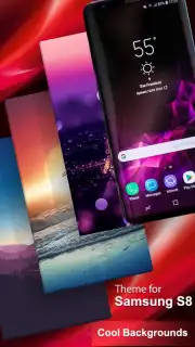 Samsung S8 edge Launcher - Themes and Wallpaper скриншот 1