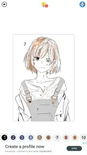 Anime - Paint by Numbers скриншот 6